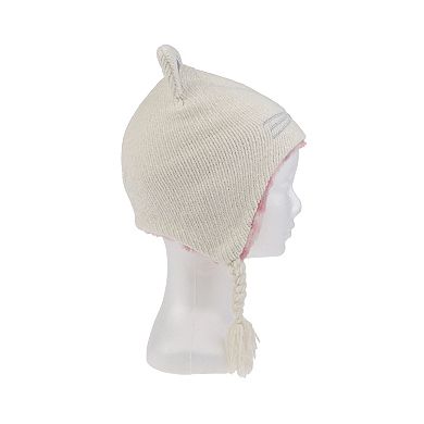 Girls 4-16 Elli by Capelli Kitty Earflap Hat & Gloves Matching Set