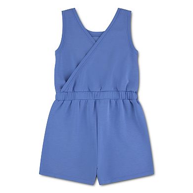 Girls 7-16 Hurley Knit Romper with V-Neck & Elastic Waist