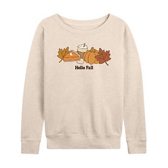 Women's Hello Fall French Terry Long Sleeve Tee