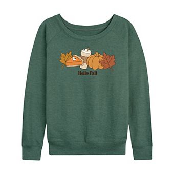 Women's Hello Fall French Terry Long Sleeve Tee