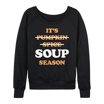 Women's It's Soup Season French Terry Long Sleeve Tee