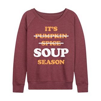 Women's It's Soup Season French Terry Long Sleeve Tee