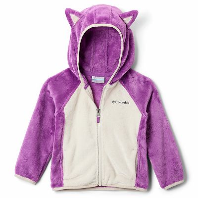 Full Zip Columbia Fleece Jacket Toddler Girl Infant Girls