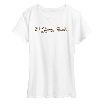 Women's It's Giving... Thanks Graphic Tee