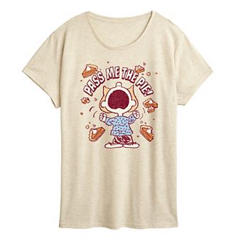 Women's Peanuts Sally Pass Me The Pie! Graphic Tee