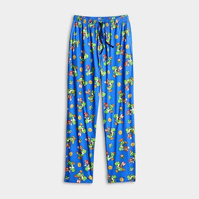 Men's Nintendo Super Mario Print Pajama Pants