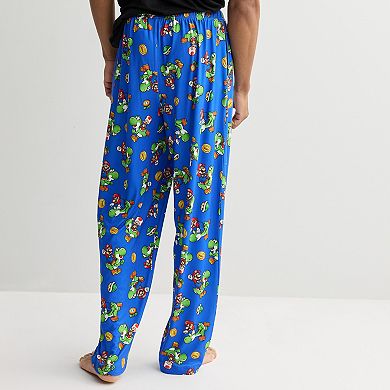 Men's Nintendo Super Mario Print Pajama Pants