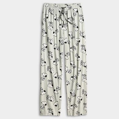 Men's Peanuts Snoopy Pinstripe Toss Pajama Pants