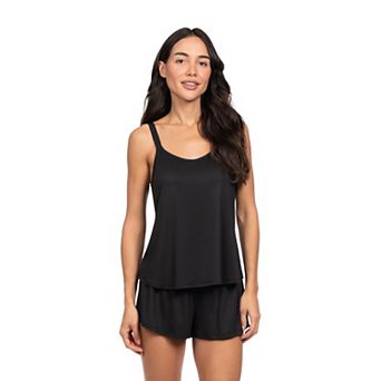 Women's Lilac+London Jersey Pajama Camisole & Pajama Shorts Set
