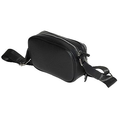 Ladies' Crossbody Bag with Front Zipper Pocket