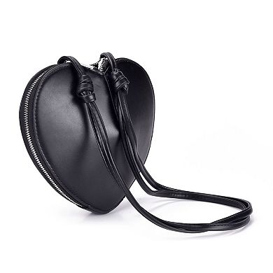 Adornia Heart-Shaped Crossbody Bag