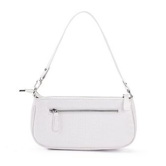 Adornia Embossed Shoulder Bag With Zip Closure