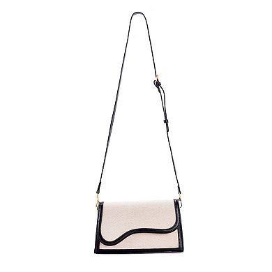 Adornia Curved Flap Shoulder & Crossbody Bag