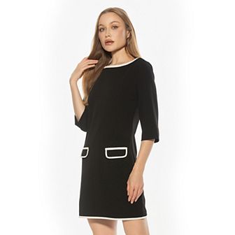Women's ALEXIA ADMOR Boatneck Shift Dress