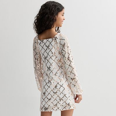 speechless sequin dress Girls 7-16 Speechless Sequin Shift Dress