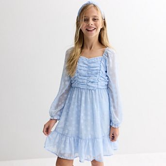 Girls 7-16 Speechless Chiffon Dress & Headband Set