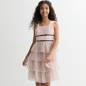 Girls 7-16 Speechless Ruffle Tulle Dress