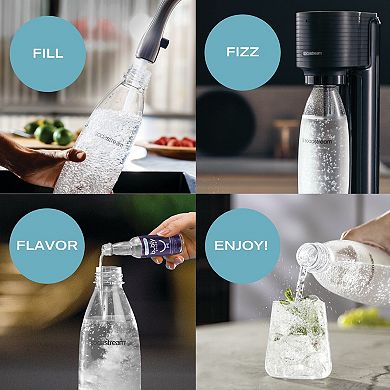 SodaStream® Black Gaia™ Sparkling Water Maker Bundle with Pepsi® & Mtn Dew® Mixes