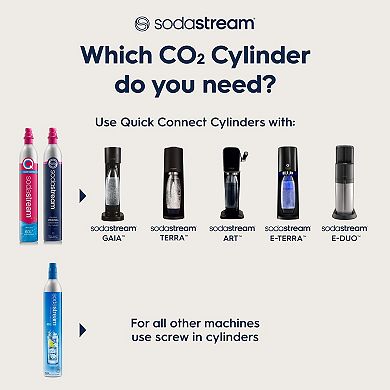 SodaStream® Black Gaia™ Sparkling Water Maker Bundle with Pepsi® & Mtn Dew® Mixes