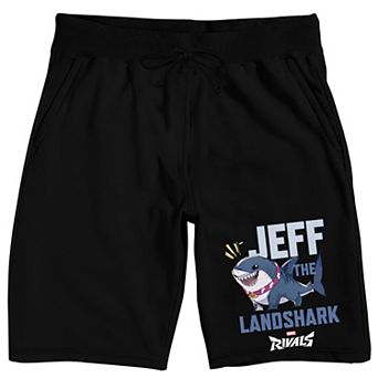 Men's Marvel Rivals Jeff The Landshark Pajama Shorts