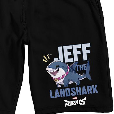 Men's Marvel Rivals Jeff The Landshark Pajama Shorts