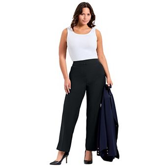 Avenue Women's Plus Size Tall Cool Hand Pull On Pant