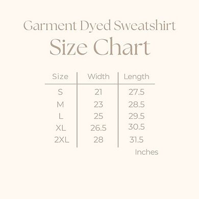 Simply Sage Market Truck With Gifts Mini Garment Dyed Sweatshirt