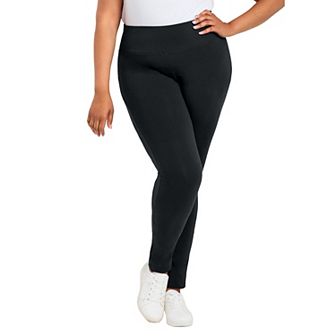 Avenue Women's Plus Size Petite High Rise Legging