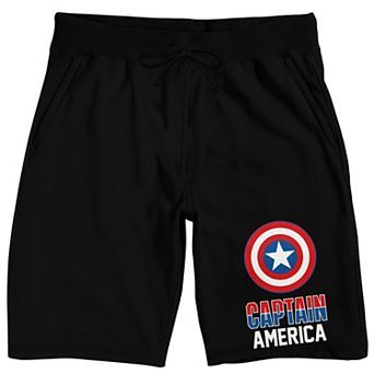 Men's Marvel Comics Captain America Shield Pajama Shorts