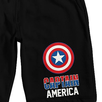 Men's Marvel Comics Captain America Shield Pajama Shorts