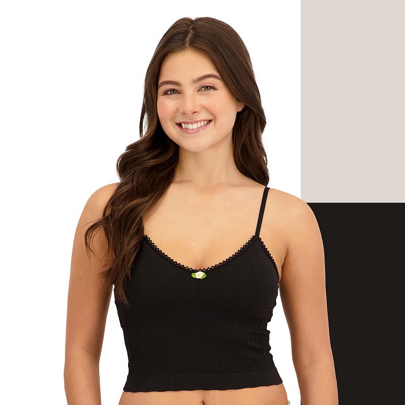 Juniors' SO® Seamless Pointelle Brami 2-Pack SO51-109P2