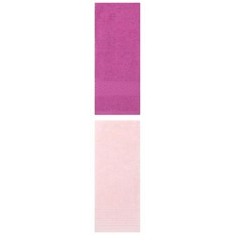 2 pc Hand Towels Cotton Absorbent Soft Decorative Hand Towel Set for Bathroom 13"x30"&14"x30"