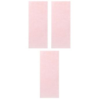 3 pc Striped Hand Towel Set, Comfort and Quick Drying Towels for Bathroom, Gym, Camp, 14"x30"