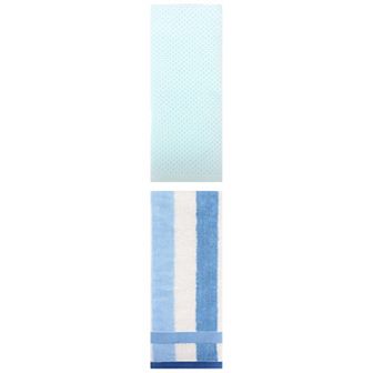 2 pc Cotton Hand Towel Set, Soft Towels for Bathroom and Hotel 13"x30"&13"x29"