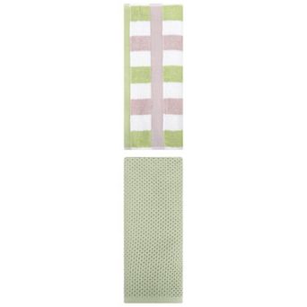 2 pc Cotton Hand Towel Set, Soft Towels for Bathroom and Hotel 13"x30"&13"x29"