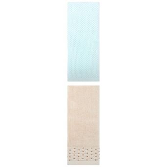 2 pc Hand Towels Set, Cotton Comfortable Hand Towels for Bathroom 14"x30"&13"x30"