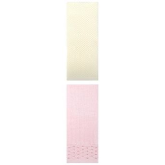 2 pc Hand Towels Set, Cotton Comfortable Hand Towels for Bathroom 14"x30"&13"x30"