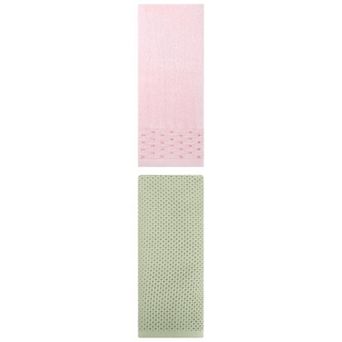 2 pc Hand Towels Set, Cotton Comfortable Hand Towels for Bathroom 14"x30"&13"x30"