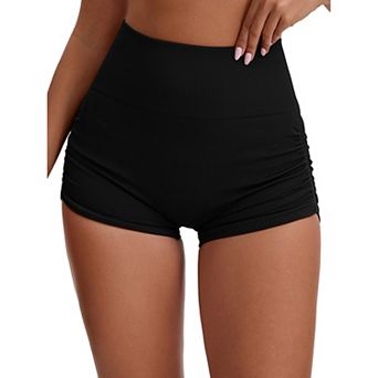 Women's High Waist Slimming Waist Hip Lifter Control Panties Workout Sport Running Short