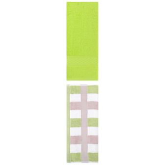 2 pc Hand Towels Cotton Absorbent Soft Decorative Hand Towel Set, 13"x30"&13"x29"
