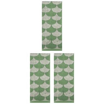 3 pc Cotton Hand Towels, Geometric Absorbent Soft Decorative Hand Towel for Bathroom, Hand 13"x29"