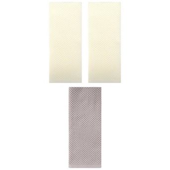 3 pc Cotton Hand Towel Set, Solid Waffle Hand Towel, Soft Towels for Bathroom, Hotel and Spa 13"x30"