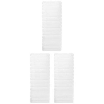 3 pc Cotton Hand Towels for Bathroom, Striped Decorative Comfort Towel Set 14"x30"