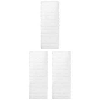 3 pc Cotton Hand Towels for Bathroom, Striped Decorative Comfort Towel Set 14"x30"