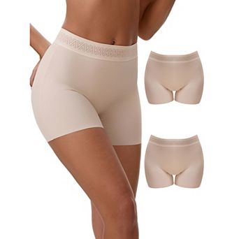 3 pc for Women's Lace Trim High Waist Tummy Control Hip Lifter Thigh Slimmers