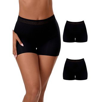 3 pc for Women's Lace Trim High Waist Tummy Control Hip Lifter Thigh Slimmers