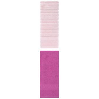 2 pc Hand Towels Cotton Absorbent Soft Decorative Hand Towel Set 13"x30"&14"x30"