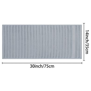 2Pcs Cotton Hand Towels for Bathroom, Decorative Comfort Towel for Bathroom 14"x30"&13"x30"