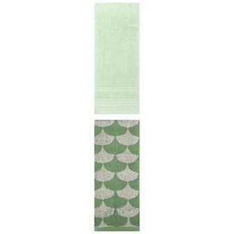 2 pc Hand Towel Set, Comfort and Quick Drying Towels for Bathroom, Gym, Camp 14"x30"&13"x29"