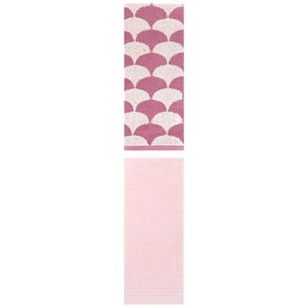 2 pc Hand Towel Set, Comfort and Quick Drying Towels for Bathroom, Gym, Camp 14"x30"&13"x29"